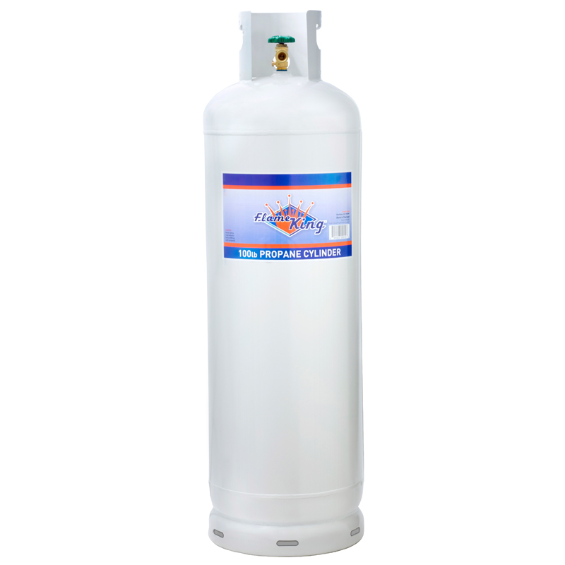 100lb LP Cylinder w/POL Valve Model #: YSN100 - Flame King