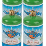 Flame King Refillable 1 lb Empty Propane Cylinder Tank, 3-pack