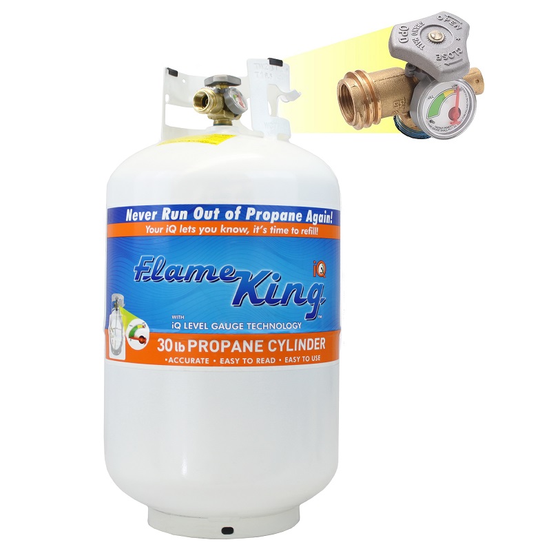 30lb LP Cylinder w/OPD & Gauge Model #: YSN330 - Flame King