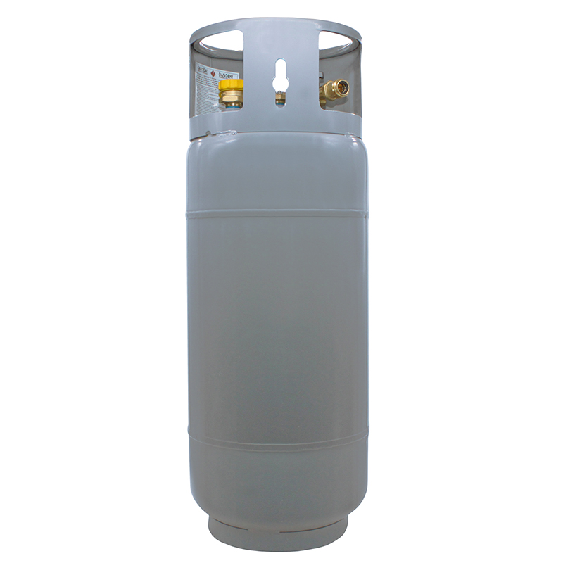 43.5lb Steel Forklift Cylinder with Gauge Model #: YSN435 - Flame King