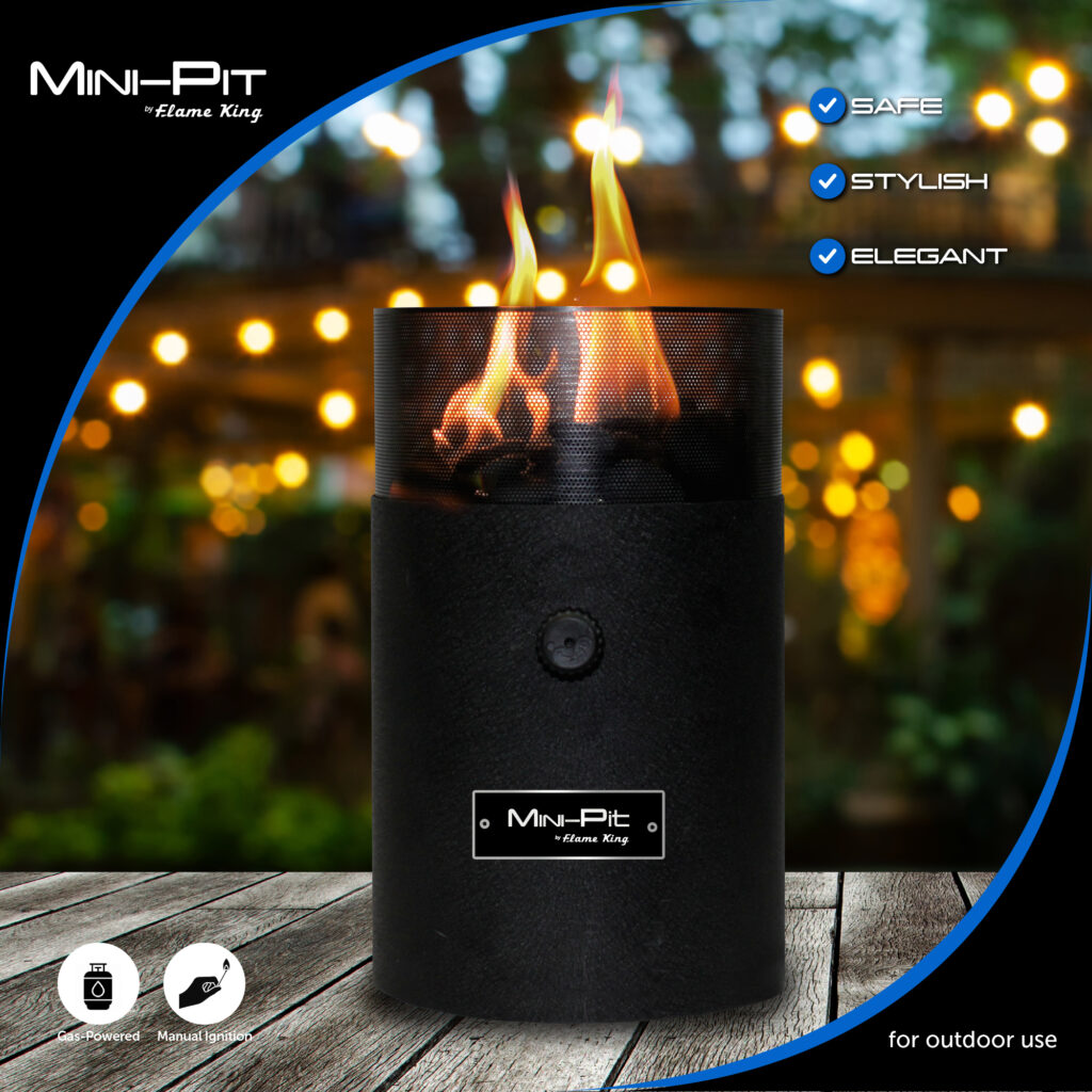 Mini Tabletop Fire Pit Model #: FK-TTFP - Flame King