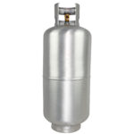 Flame King 40LB Aluminum Propane Tank with Premium OPD Valve, Corrosion-Resistant and Rust-Free
